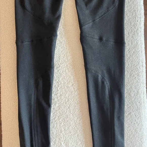 David Lerner Faux Leather Biker Leggings with Ankle Zip - Women’s Size S - Picture 8 of 13